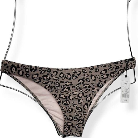 Shade & Shore Animal Print Bikini Bottom - Picture 1 of 3
